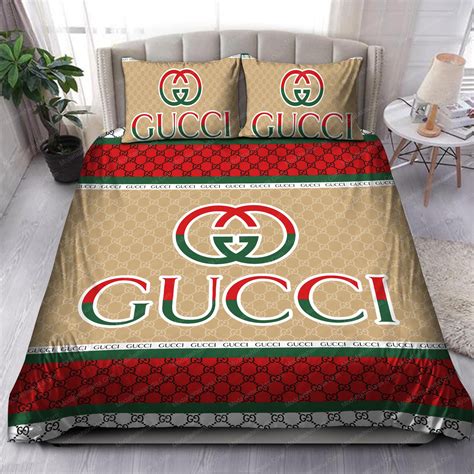 cheap gucci bedroom set|Gucci bed set.